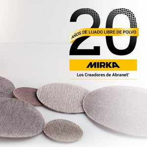 Mirka celebra 20 años de Lijado Libre de Polvo - Distribuidor Autorizado Mirka