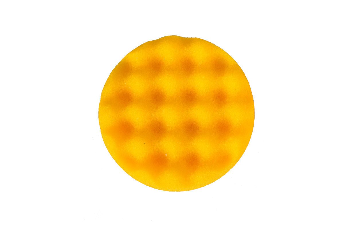 Almohadilla De Espuma De Pulido Ø 85 mm Gofre Amarillo - Distribuidor Autorizado Mirka