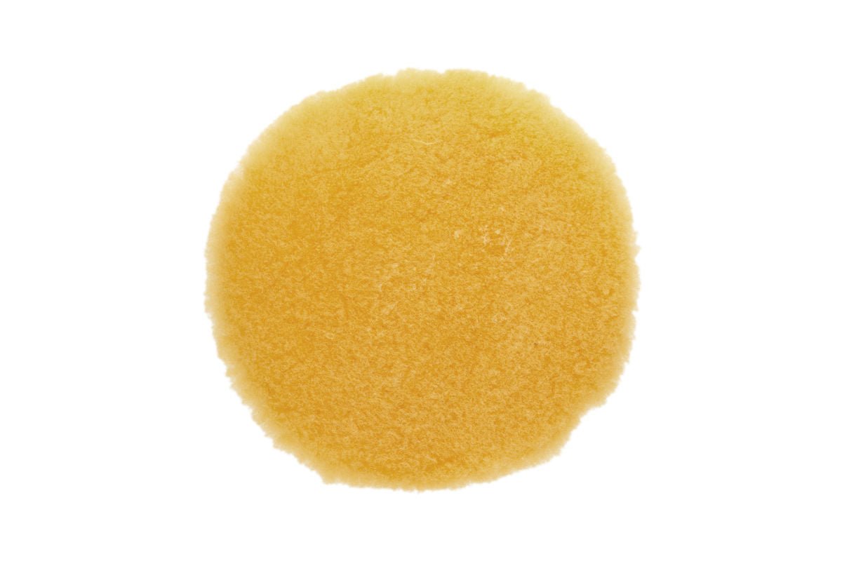 Almohadilla de lana de cordero Pro Ø 135 mm Amarillo - Distribuidor Autorizado Mirka