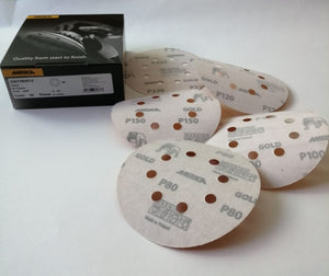 Disco Gold Grip 8 Agujeros - Distribuidor Autorizado Mirka
